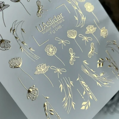 Matrica Fg 046 - Virágok, levelek, ágak