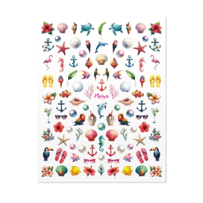 Moyra öntapadó körömmatrica No. 30