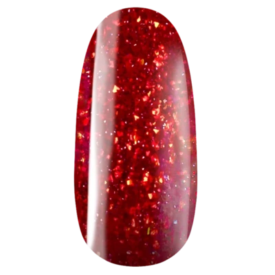 Pearl Nails Classic 841 gél lakk - piros csillámos