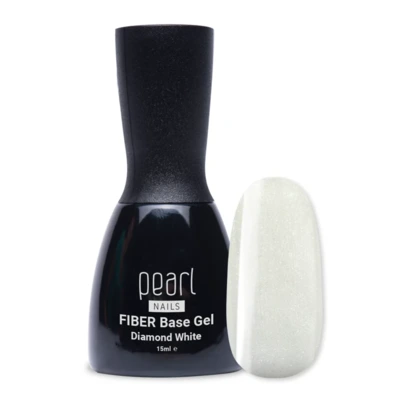 Pearl Nails Fiber Base Gel - Diamond White