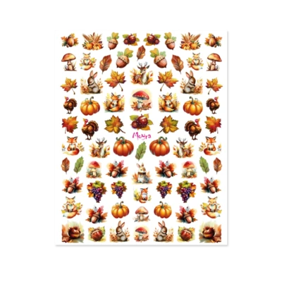 Moyra öntapadó körömmatrica No. 23