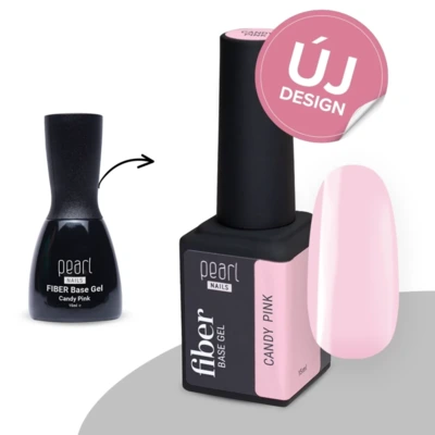 Pearl Nails Fiber Base Gel - Candy Pink