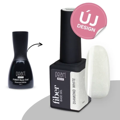 Pearl Nails Fiber Base Gel - Diamond White