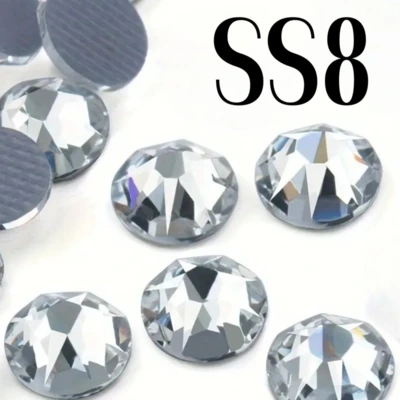 STRASSZKŐ CHRYSTAL SILVER 8-AS 100 DB/CS