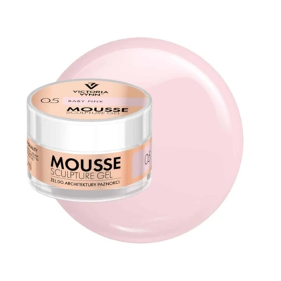 Victoria Vynn - Mousse Sculpture Gel - 05 Baby Pink Hema Free - 15ml
