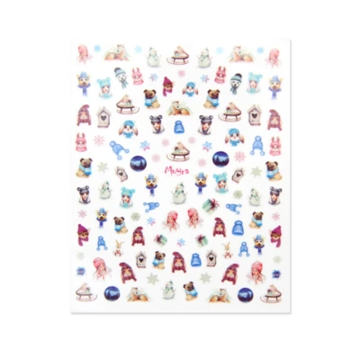 Moyra öntapadó körömmatrica No. 14