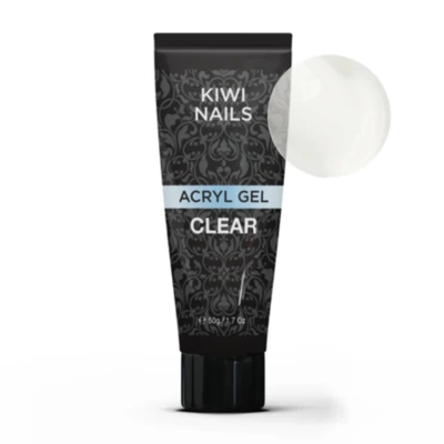 KIWI NAILS ACRYL GEL CLEAR 50 G