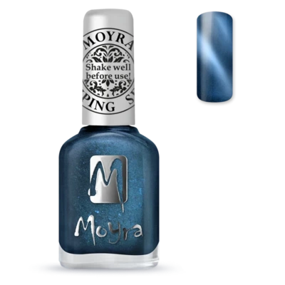 Moyra mágneses nyomdalakk SP33 Magnetic Blue