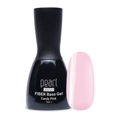 Pearl Nails Fiber Base Gel - Candy Pink