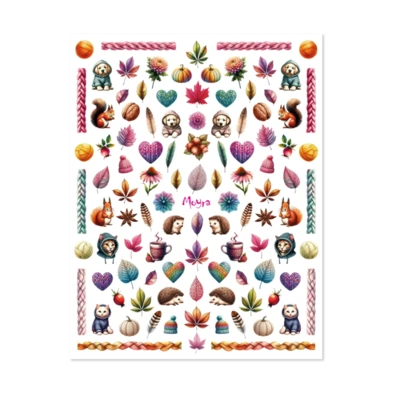 Moyra öntapadó körömmatrica No. 31