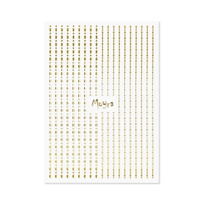 Moyra Körömdíszítő csíkok - Dots No. 01 Gold