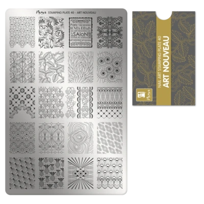 Moyra nyomdalemez 40 Art Nouveau