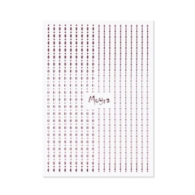 Moyra Körömdíszítő csíkok - Dots No. 03 Rose gold