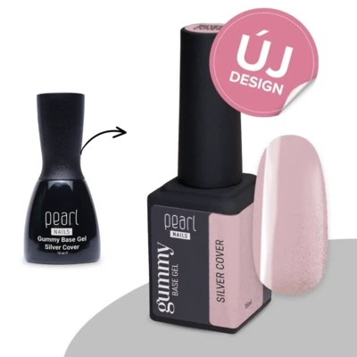 Pearl Nails Gummy Base Gel - Silver Cover