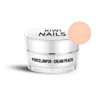KIWI NAILS PORCELÁNPOR CREAM PEACH 15 ML