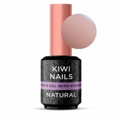KIWI NAILS FIBER GEL WITH VITAMIN NATURAL