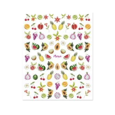 Moyra öntapadó körömmatrica No. 18