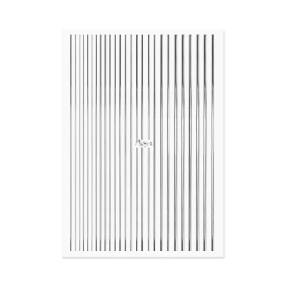 Moyra Körömdíszítő csíkok No. 02 Silver