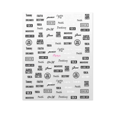 Moyra öntapadó körömmatrica No. 09