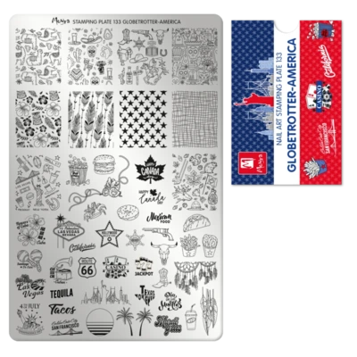 Moyra nyomdalemez 133 Globetrotter-America