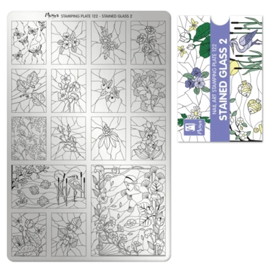 Moyra nyomdalemez 122 Stained glass 2