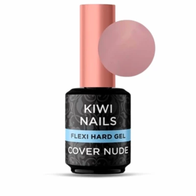 KIWI NAILS FLEXI HARD COVER NUDE