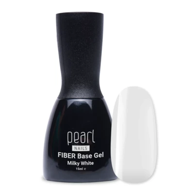 Pearl Nails Fiber Base Gel - Milky White
