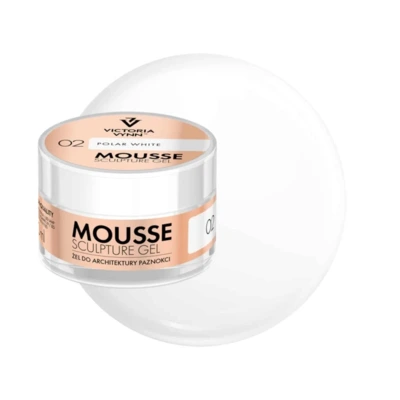 Victoria Vynn - Mousse Sculpture Gel - 02 Polar White Hema Free - 50ml