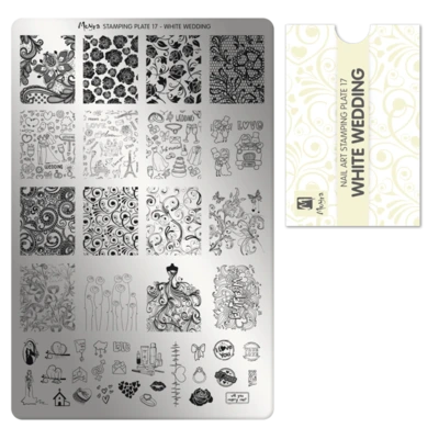 Moyra nyomdalemez 17 White Wedding
