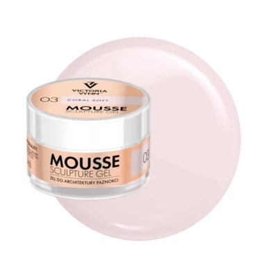 Victoria Vynn - Mousse Sculpture Gel - 03 Coral Soft Hema Free - 50ml