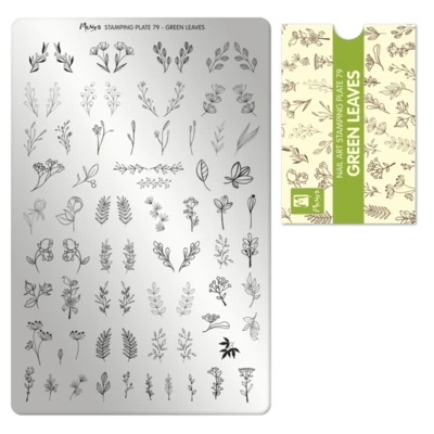 Moyra nyomdalemez 79 Green leaves