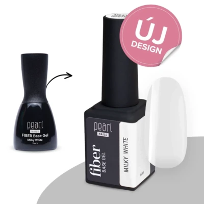 Pearl Nails Fiber Base Gel - Milky White