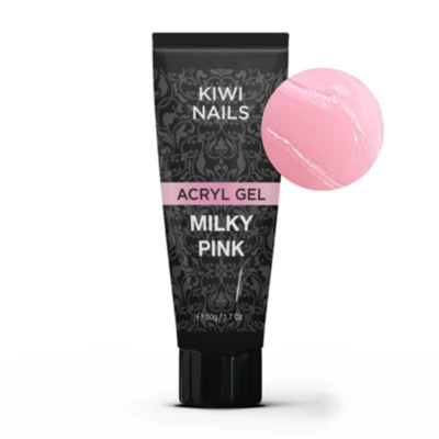 KIWI NAILS ACRYL GEL MILKY PINK 50 G