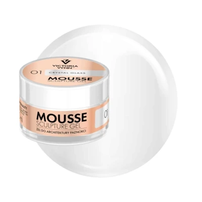 Victoria Vynn - Mousse Sculpture Gel - 01 Crystal glass Hema Free - 50ml