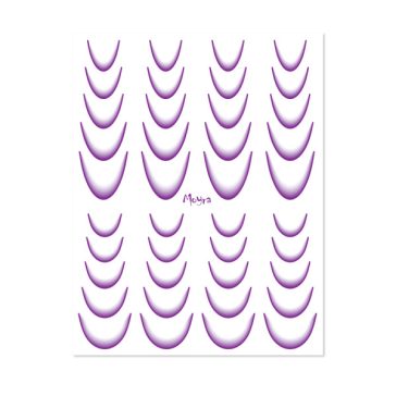 Moyra Vizes matrica válogatás Ombre No. 07 Purple