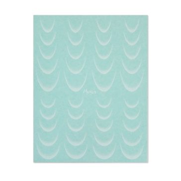 Moyra Vizes matrica válogatás Ombre No. 12 White