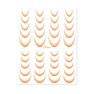 Moyra Vizes matrica válogatás Ombre No. 14 Orange