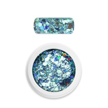 Moyra holo glitter mix No. 04 Turquoise 1 g