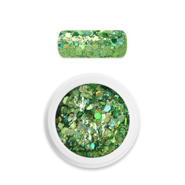 Moyra holo glitter mix No. 08 Green 1 g