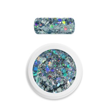 Moyra holo glitter mix No. 09 Light blue 1 g