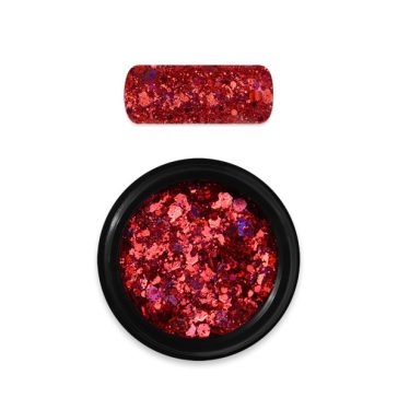 Moyra holo glitter mix No. 11 Red 1 g