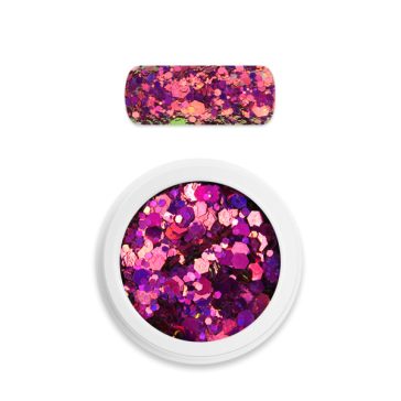 Moyra holo glitter mix No. 13 Chameleon pink 1 g