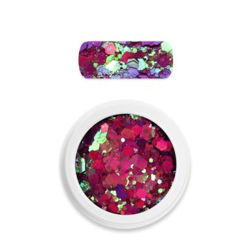 Moyra holo glitter mix No. 14 Chameleon mauve 1 g