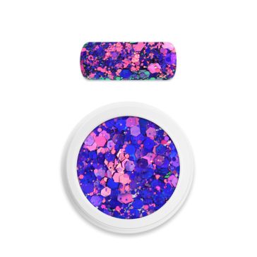 Moyra holo glitter mix No. 15 Chameleon purple 1 g