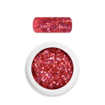 Moyra holo glitter mix No. 17 Chameleon coral 1 g