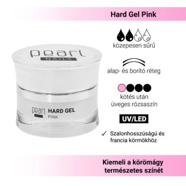 Pearl Nails Hard Pink Gel - 50ml