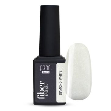 Pearl Nails Fiber Base Gel - Diamond White