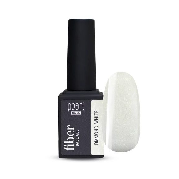 Pearl Nails Fiber Base Gel - Diamond White
