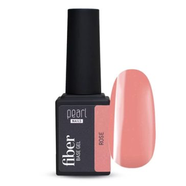 Pearl Nails Fiber Base Gel - Rose