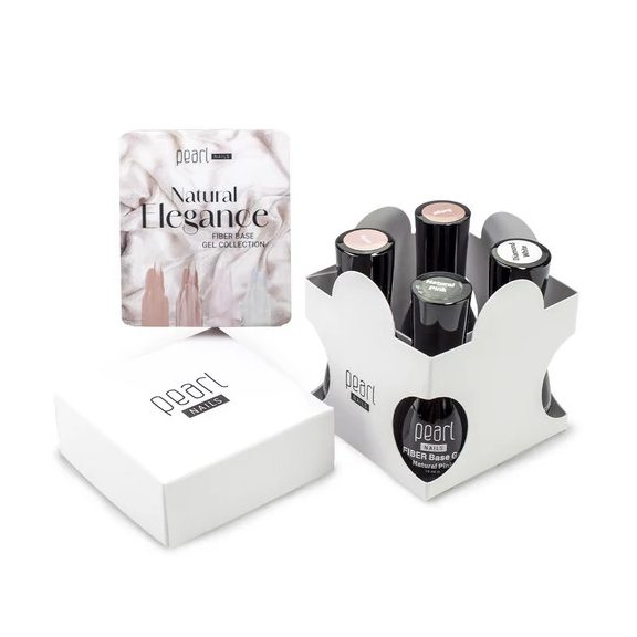 Pearl Nails Fiber Base Gel készlet - Natural Elegance
